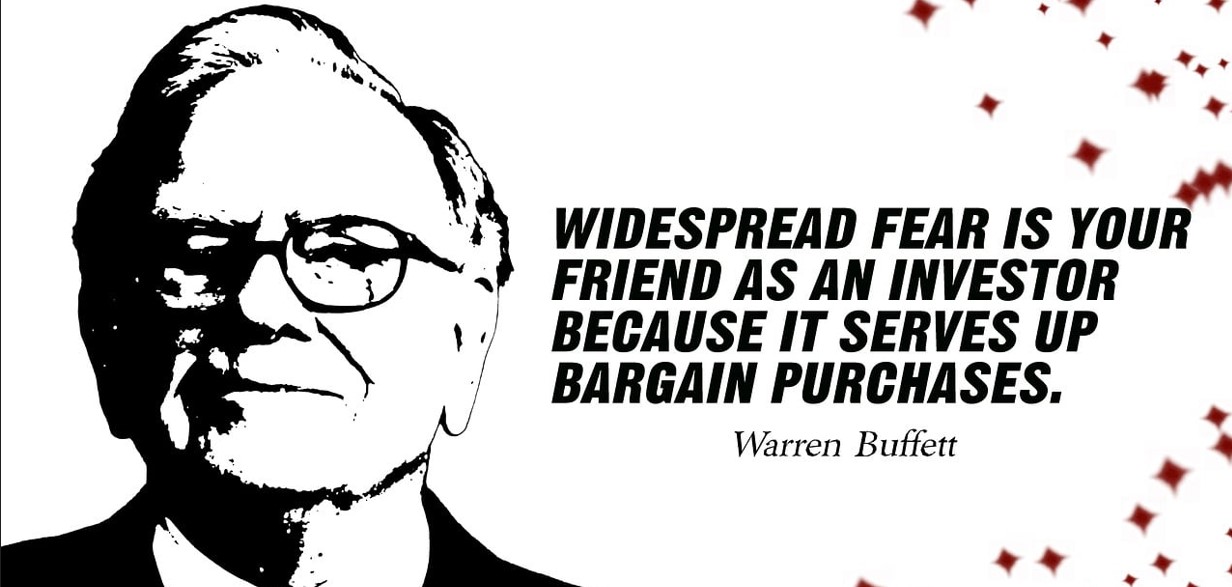 흑백 음영으로 보여지는 워런 버핏의 얼굴 모습