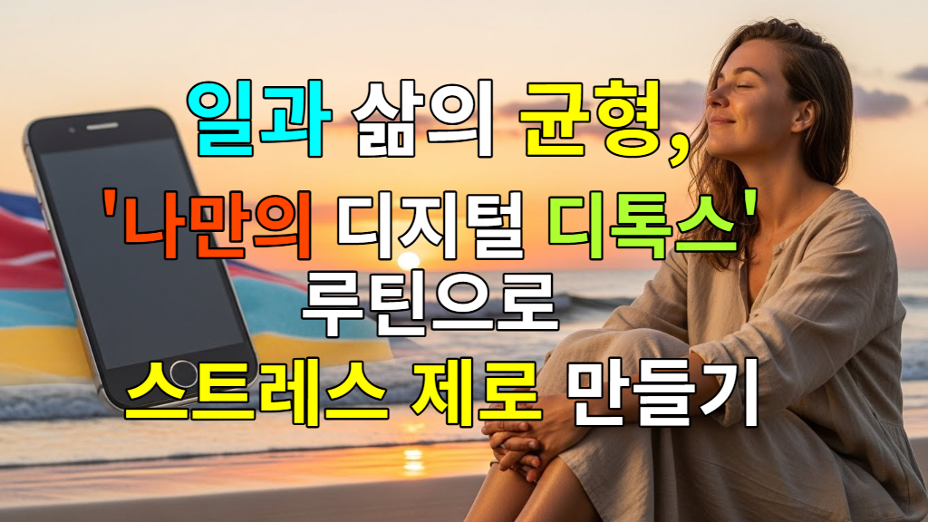 자연 속에서 평화롭게 디지털 디톡스를 즐기는 사람의 모습
