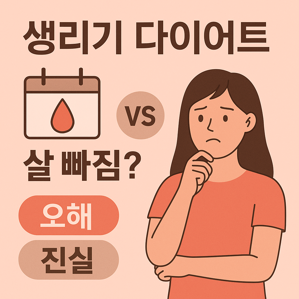 생리 중 다이어트 효과 있을까? 생리기에 살이 빠진다는 소문의 진실