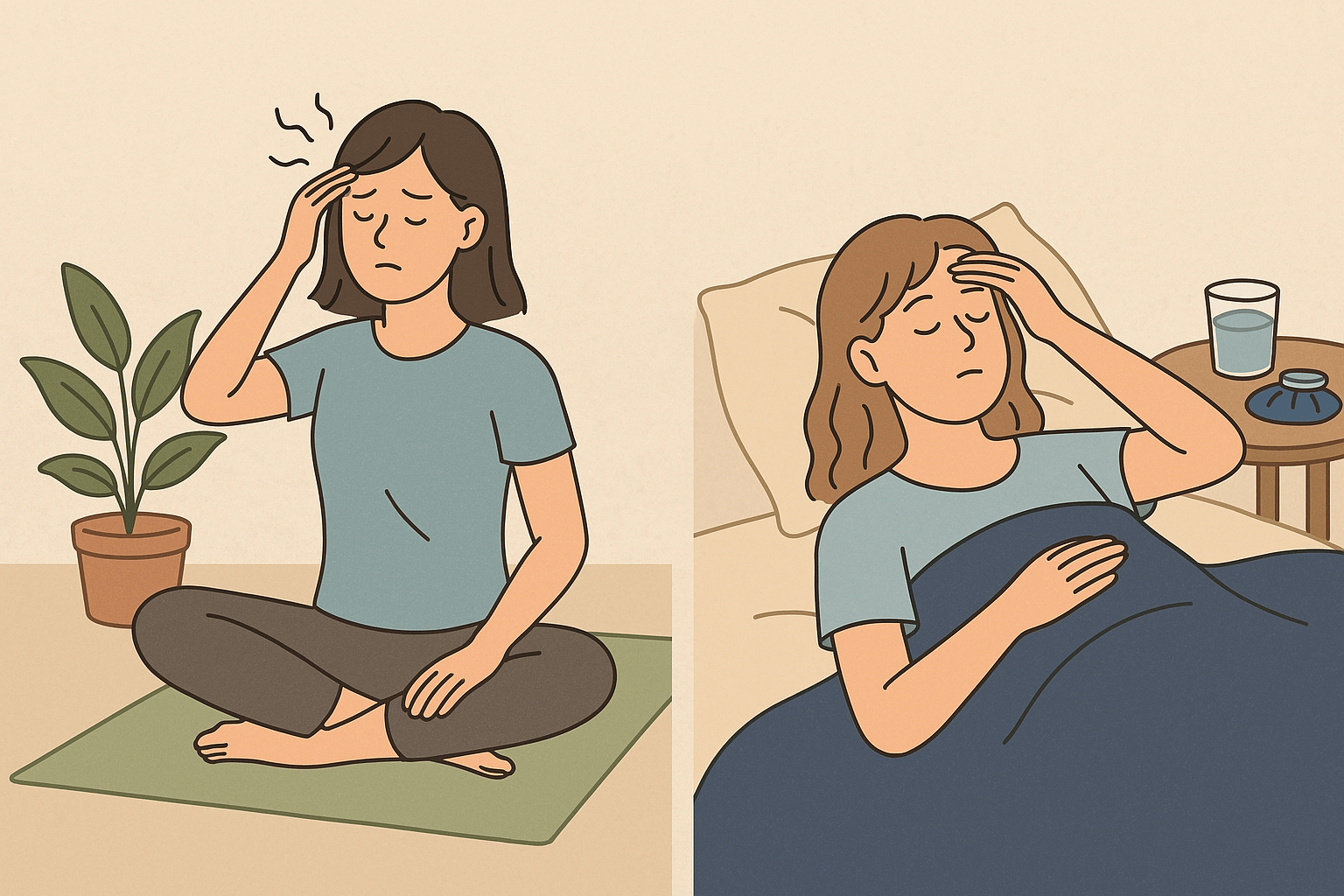 두통을 완화하는 일상 루틴