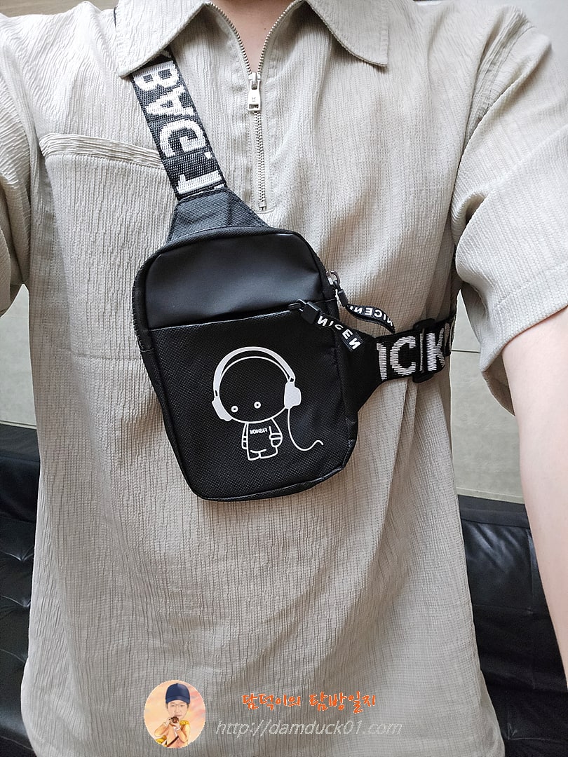 남성용 방수 숄더백, INS 트렌드, 소형 배낭 휴대폰, 메신저 백, 스퀘어 백, 크로스바디 백