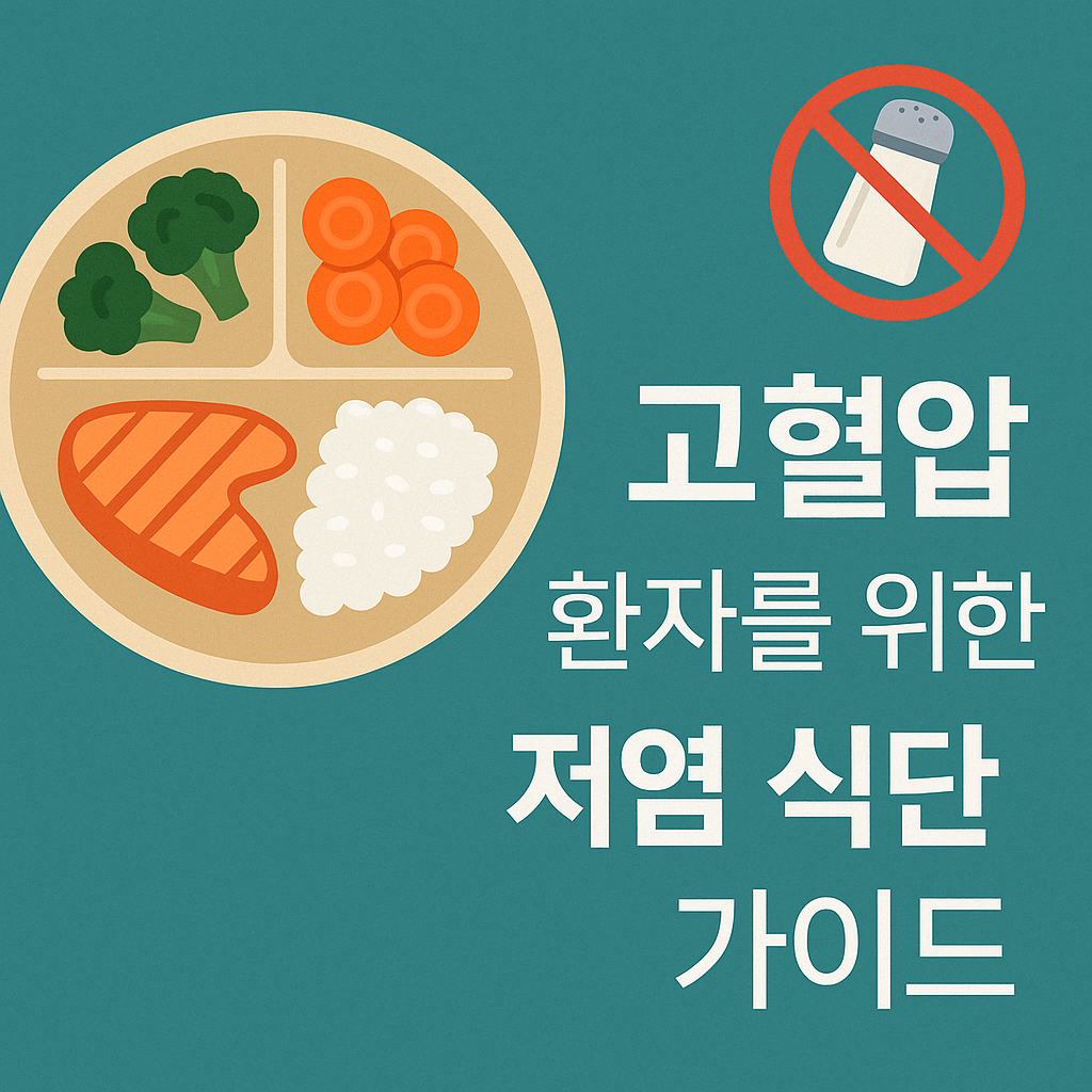 고혈압 환자를 위한 저염 식단표, 고혈압 환자가 피해야 할 음식, 저염 식단 예시표