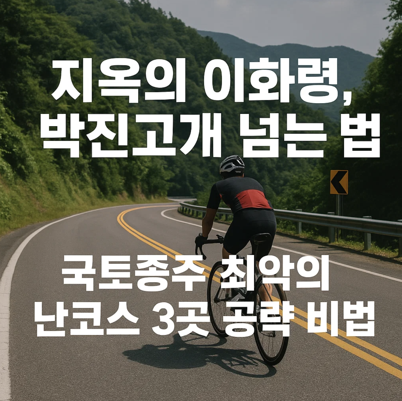 지옥의 이화령, 박진고개 넘는 법, 국토종주 최악의 난코스 3곳 공략 비법