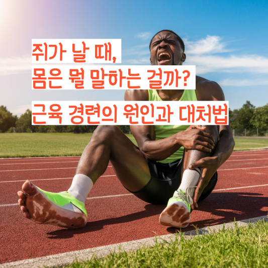 쥐가 날 때, 몸은 뭘 말하는 걸까? 근육 경련의 원인과 대처법