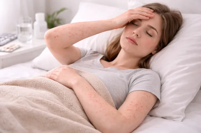 피부에 붉은반점이 생기는 이유