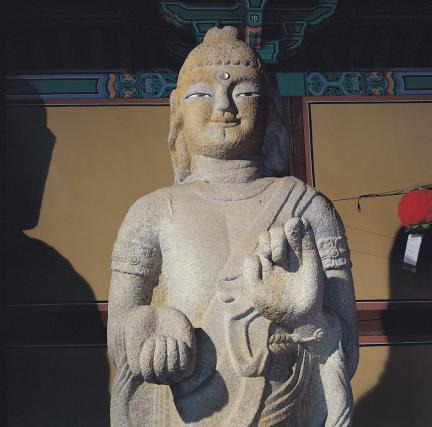 보물 논산 개태사지 석조여래삼존입상 (論山 開泰寺址 石造如來三尊立像)