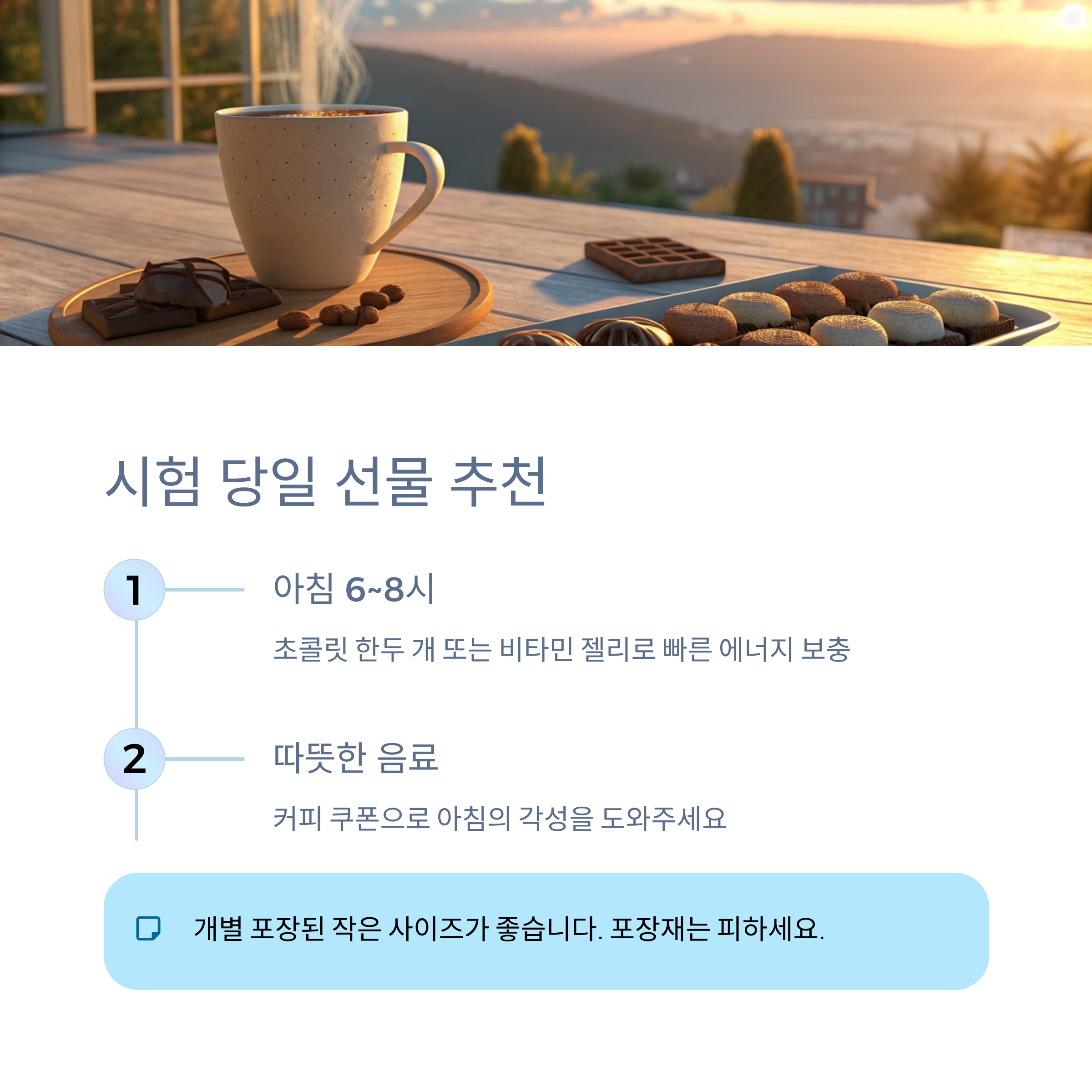 2025 수능 선물 추천: 감성과 실용성으로 수험생 응원하기