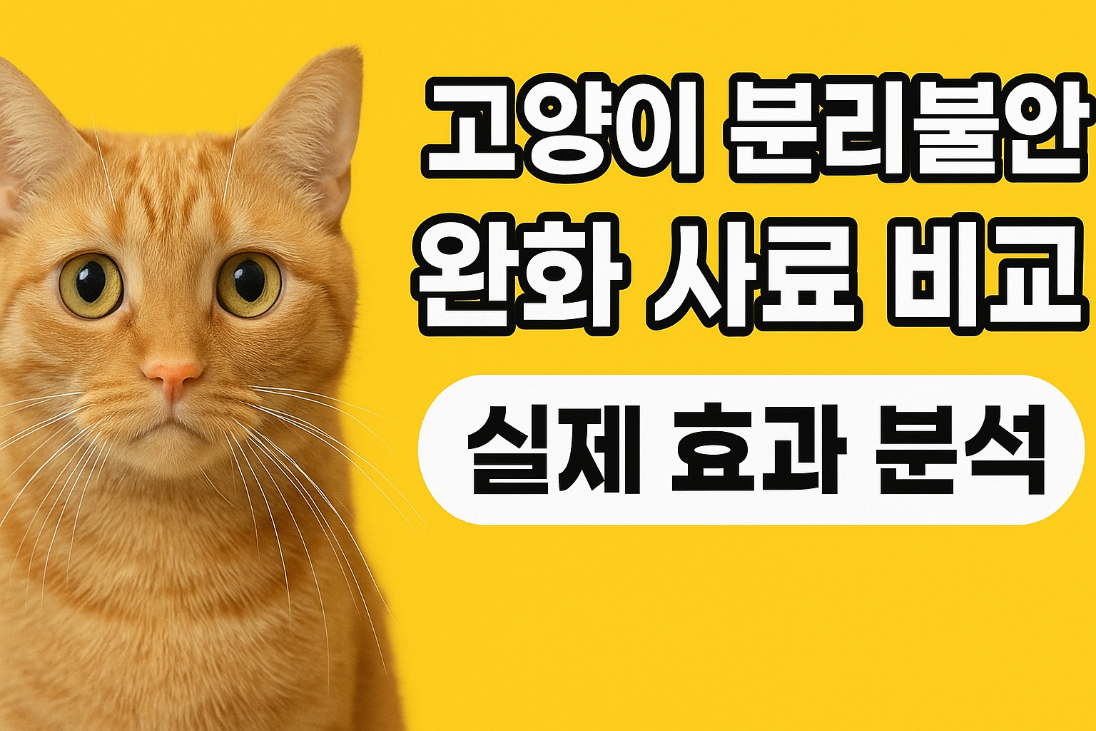 고양이 분리불안