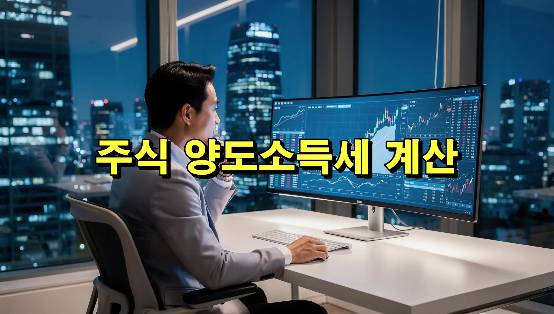 주식 양도소득세 계산