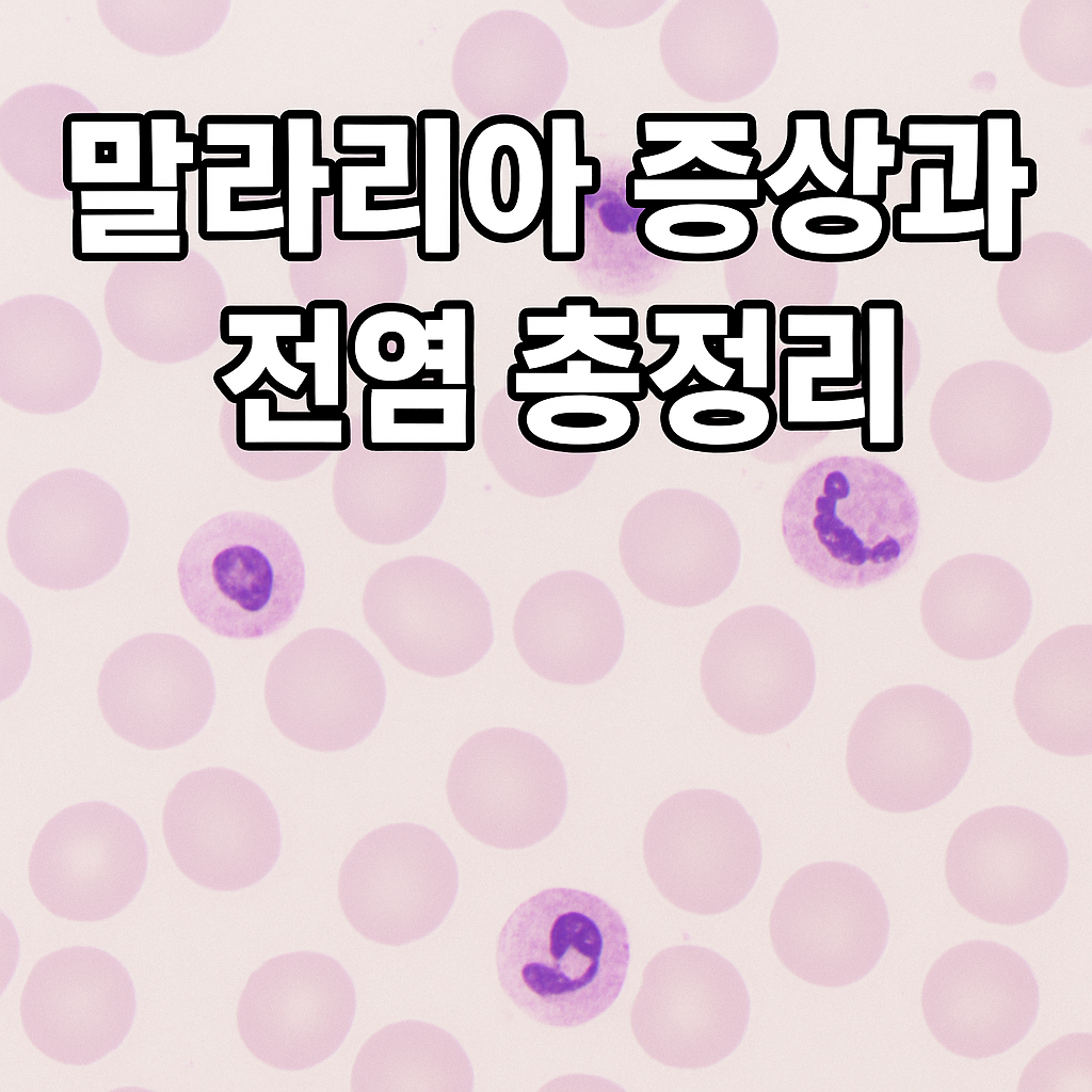 말라리아 증상과 전염 총정리