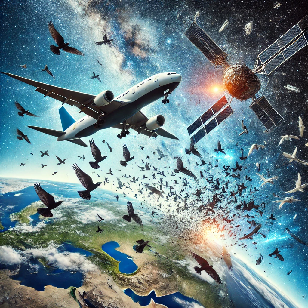 우주에서의 충돌 회피 전략: 버드 스트라이크와 우주 쓰레기 문제의 공통점