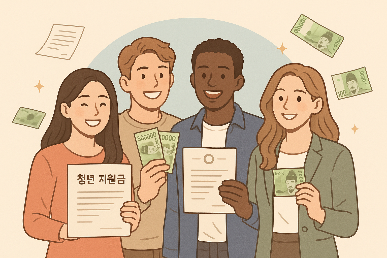 온라인 오프라인 청년지원금 신청 바로가기