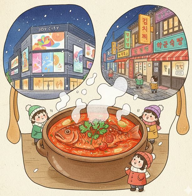 선양 여행 (조이시티 맛집, 중지거리 야시장, 서탑 코리아타운)