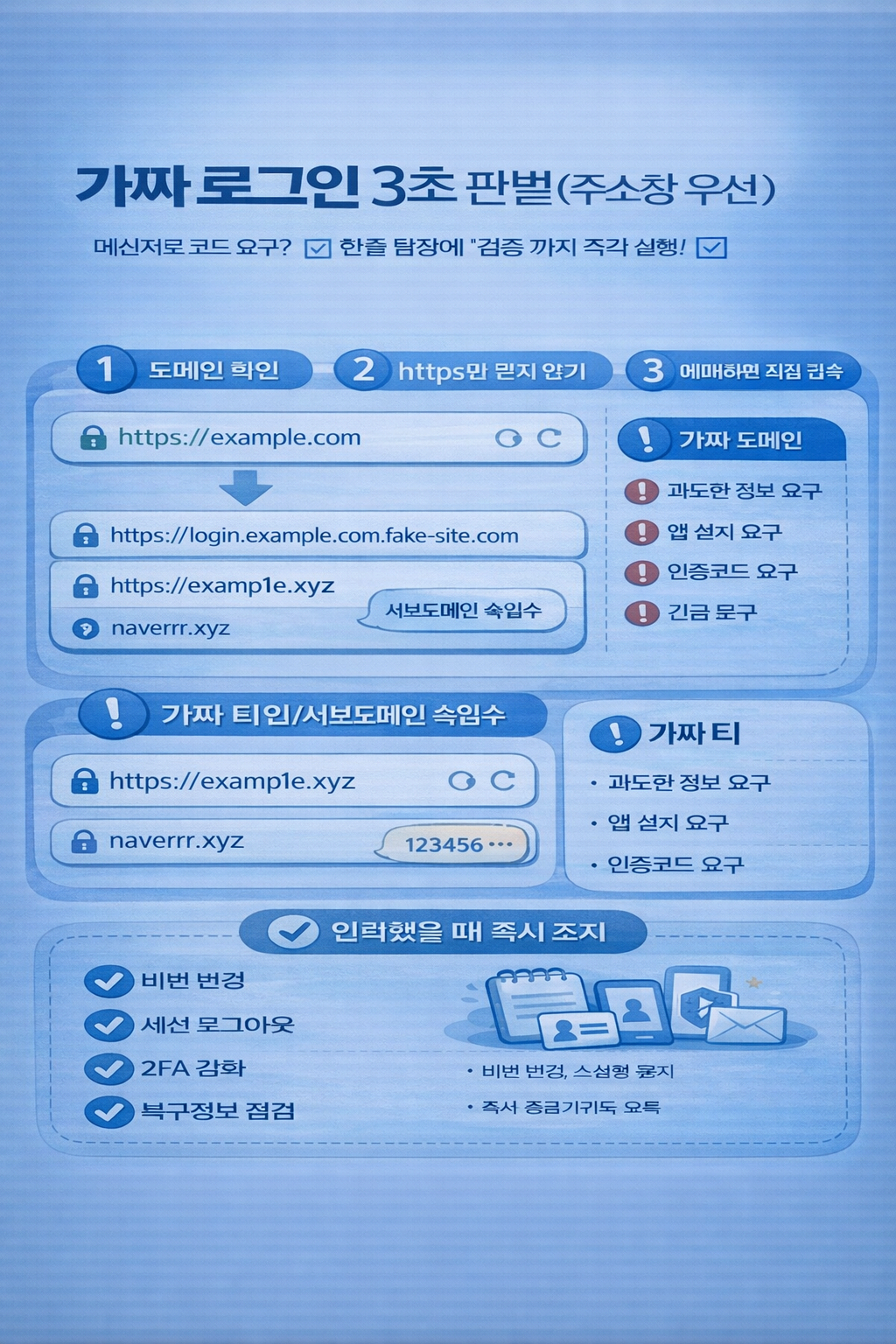 피싱 사이트 로그인 페이지를 구분하는 시각적 체크포인트
