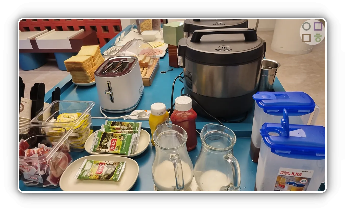 토스트-햄-치즈-시리얼-다양