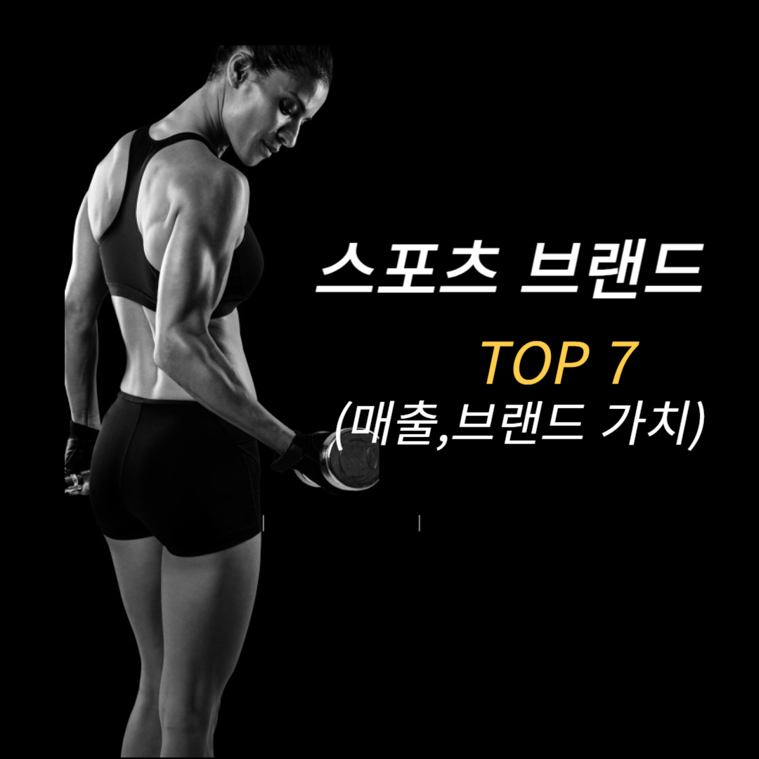 글로벌 스포츠 브랜드 순위 TOP 7 (매출, 브랜드 가치 기준)