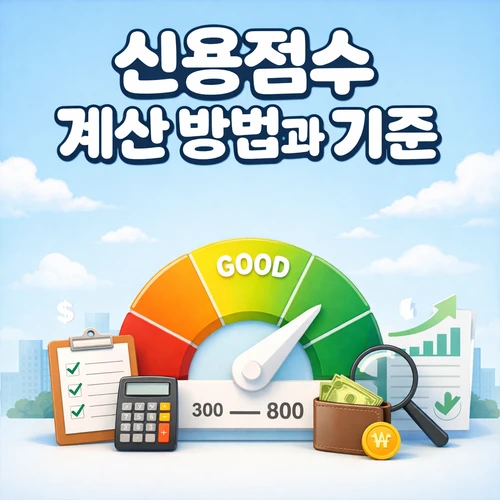 신용점수 계산 방법과 기준 썸네일