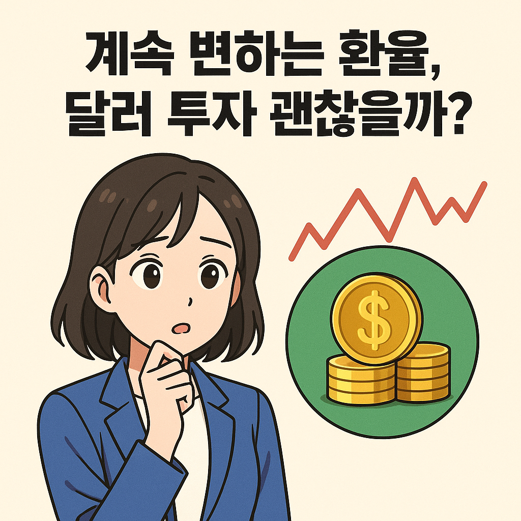 계속 변하는 환율, 달러 투자 괜찮을까