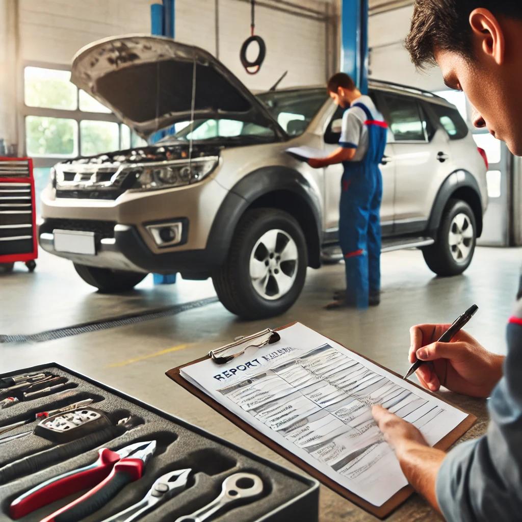 자동차 점검정비내역서 양식