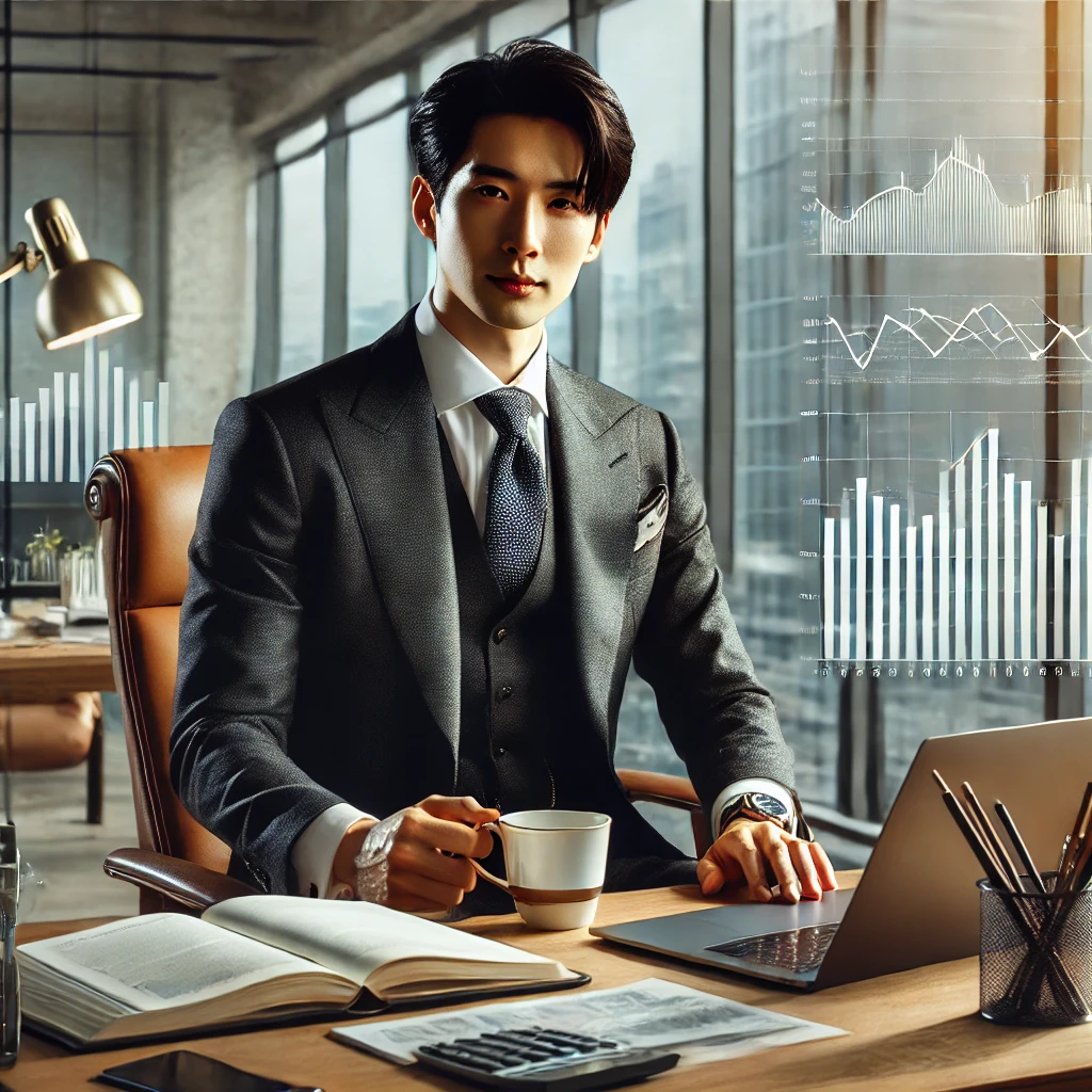 돈 걱정 없는 직장인 이미지