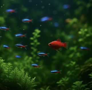 카디널테트라가 점프하는 이유와 뚜껑의 중요성