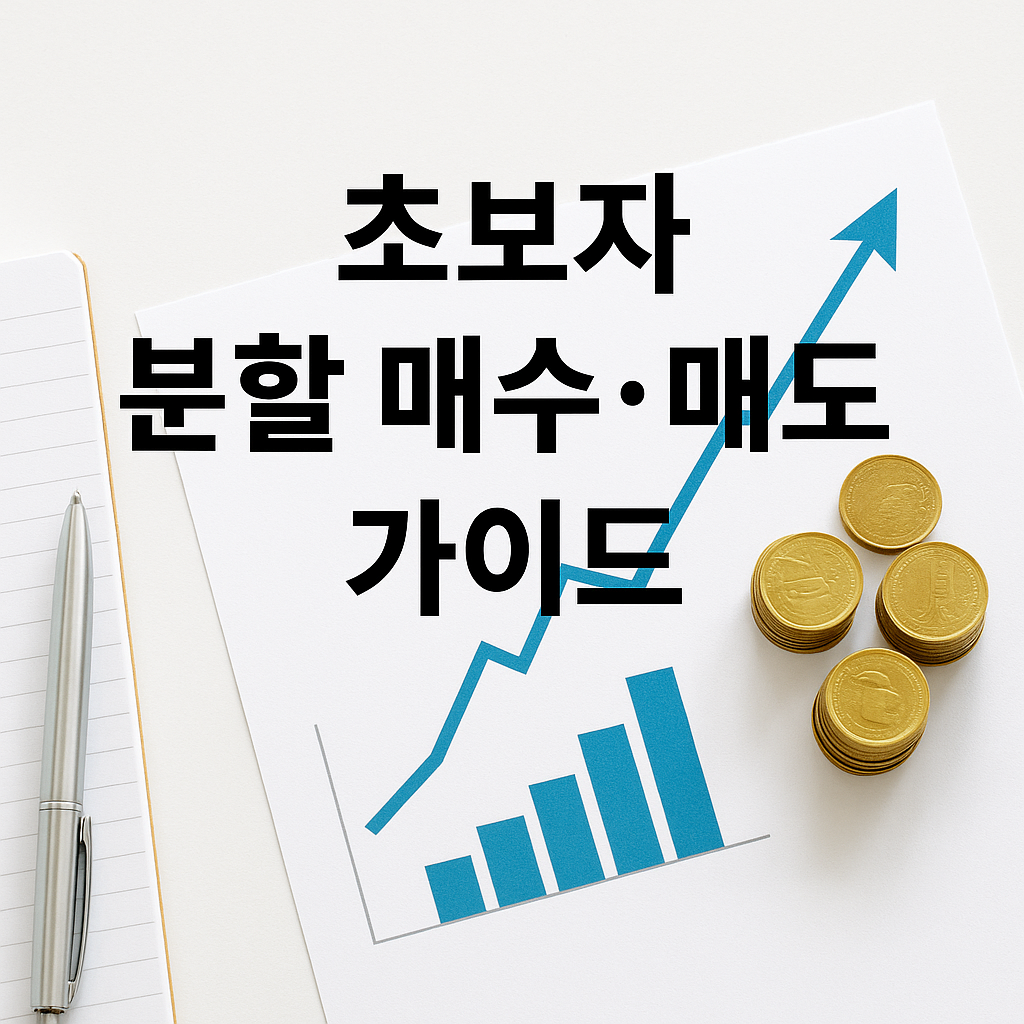 초보자를 위한 분할 매수&middot;분할 매도 가이드 대표 이미지