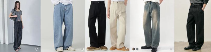 Wide Fit Jeans Features