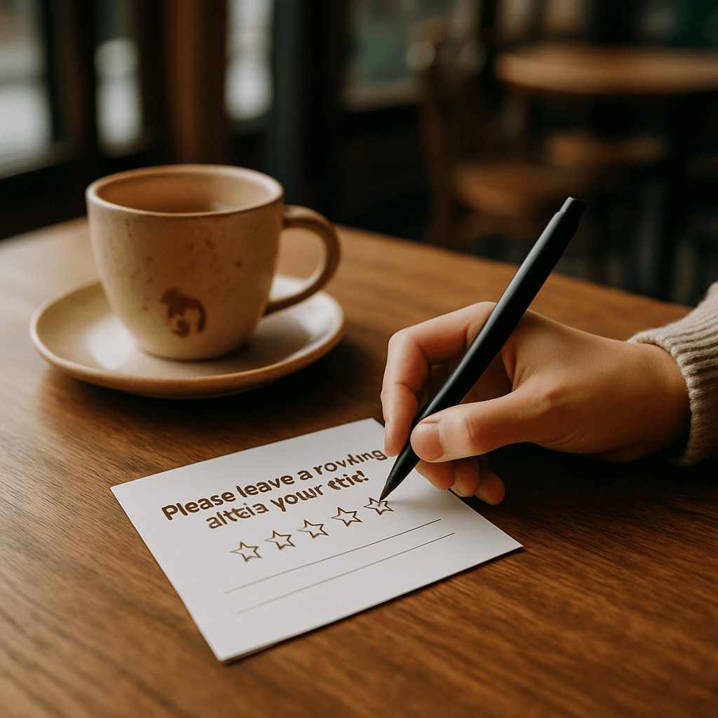 후기 요청은 단순 안내가 아니라 ‘브랜드의 태도’다