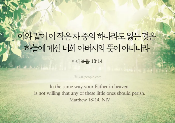 마태복음 18장 천국에서 큰 사람 말씀 강해 설교_4