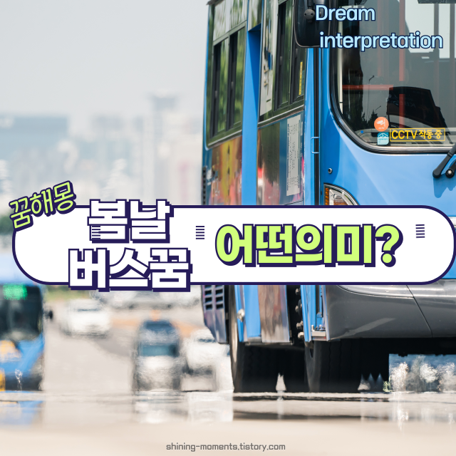 🌸 봄날 버스를 탄 꿈, 그 의미는? 꿈 해몽 20가지 🚌💭