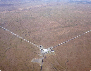 중력파를 관측하는 관측소 모습