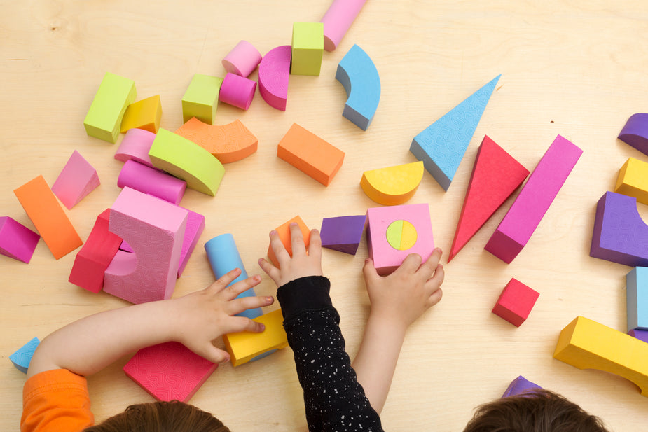 children playing with toys