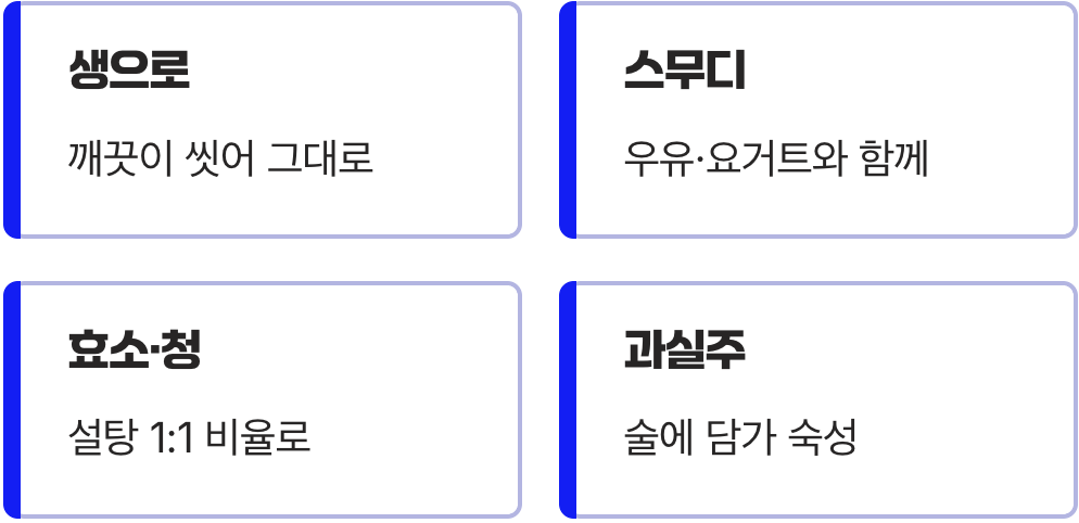 붉은 보석, 달콤한 열매 활용법