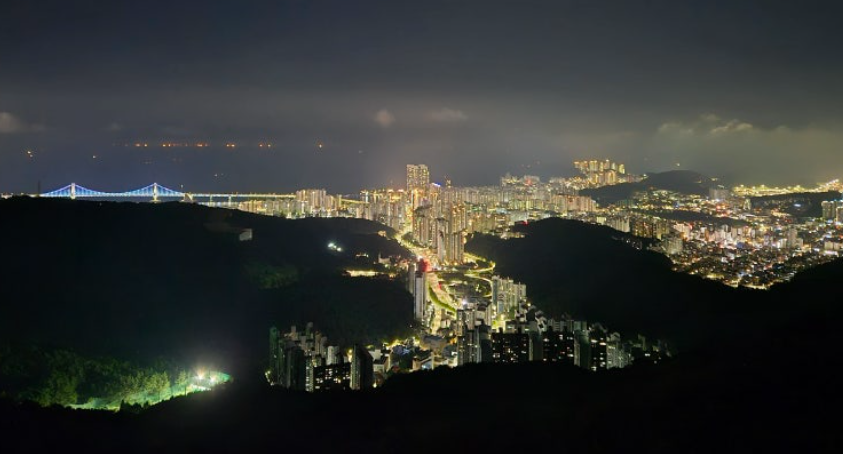 부산의 황령산 전망대