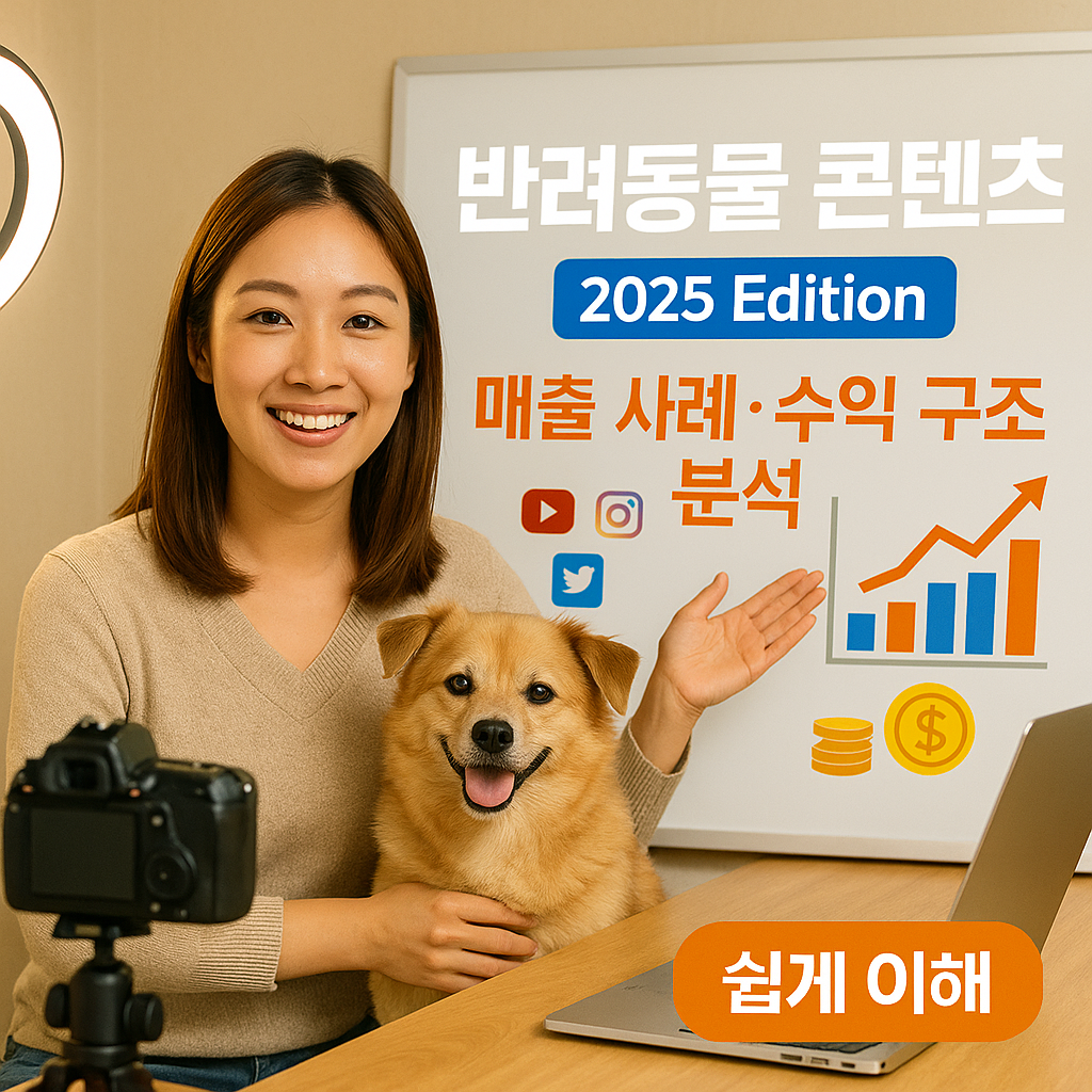 반려동물 콘텐츠 2025 Edition | 매출 사례·수익 구조 분석