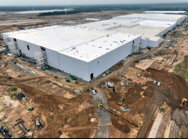 SK온이 미 테네시주에 건립중인 블루오벌SK 합작공장