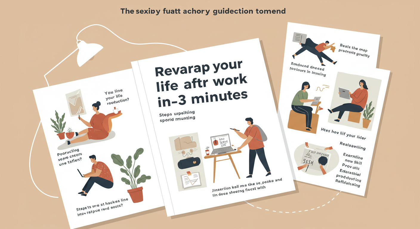 퇴근 후 30분 루틴으로 인생 바꾸는 법