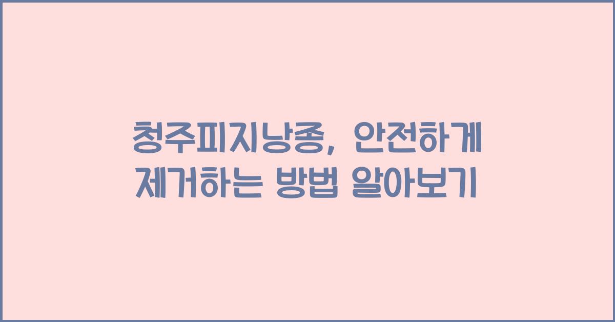 청주피지낭종