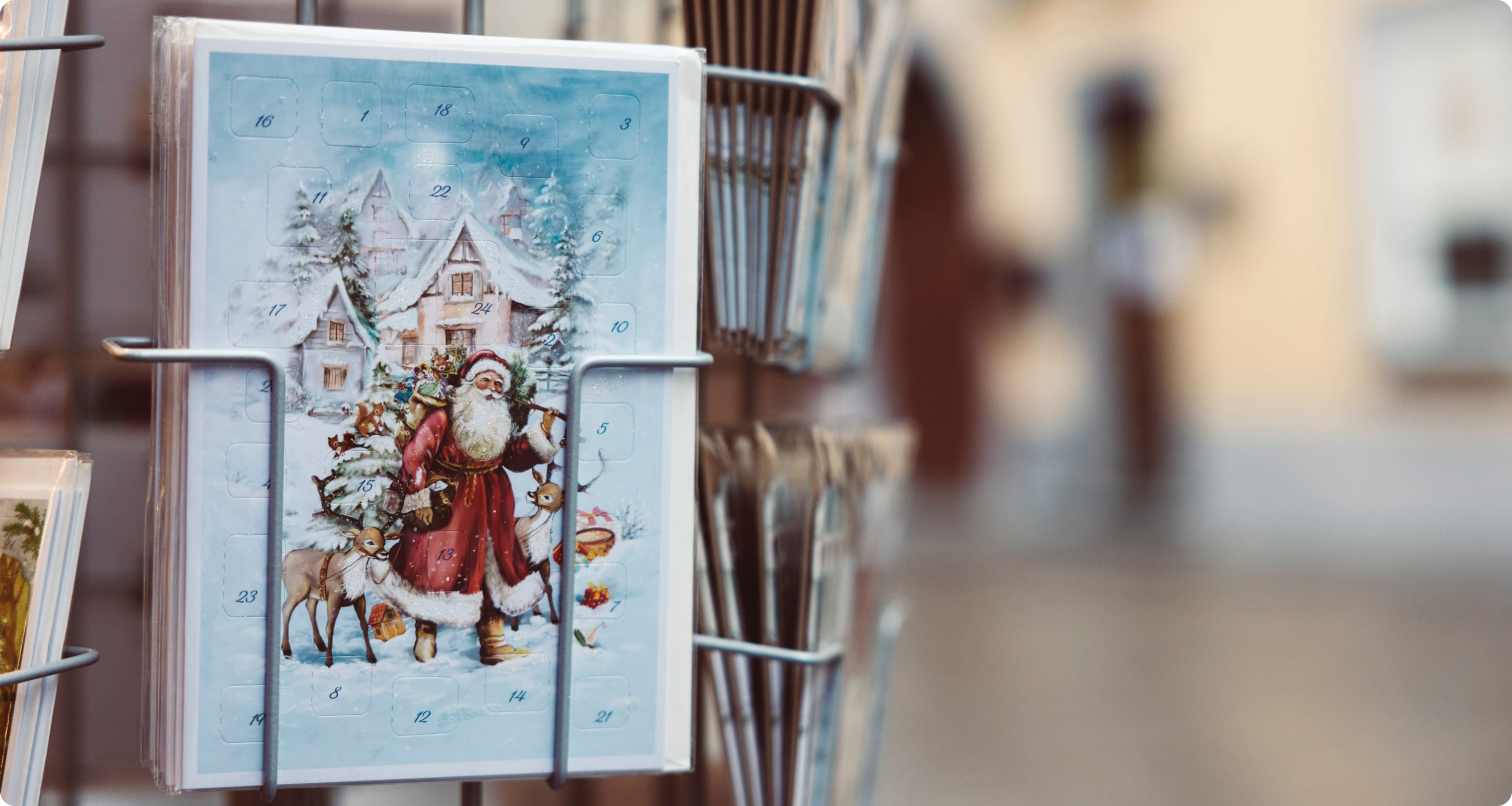 santa postcard