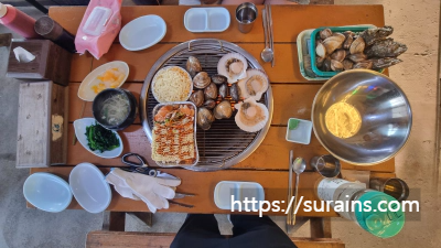 제부도 조개구이 맛집 가성비 좋은 선창 횟집 여행 후기