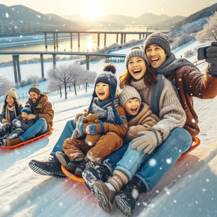 여의도 눈썰매장