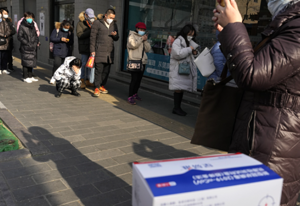 중국 의약품 사재기 현장