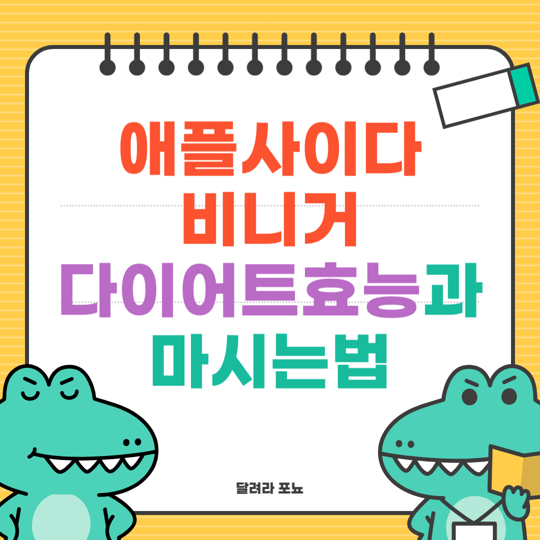 애플사이다비니거 애사비 사과초모식초