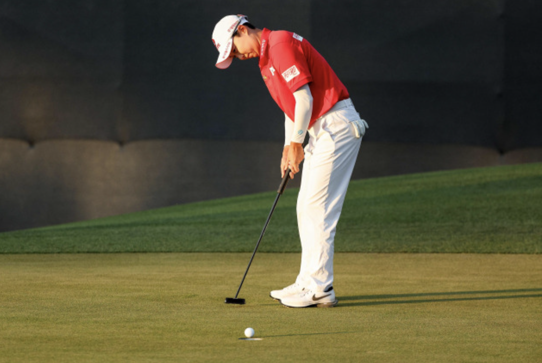 김효주와 L.A.B.GOLF의 Mezz.1 제로토크 퍼터(실제사용한 퍼터와는 무관)