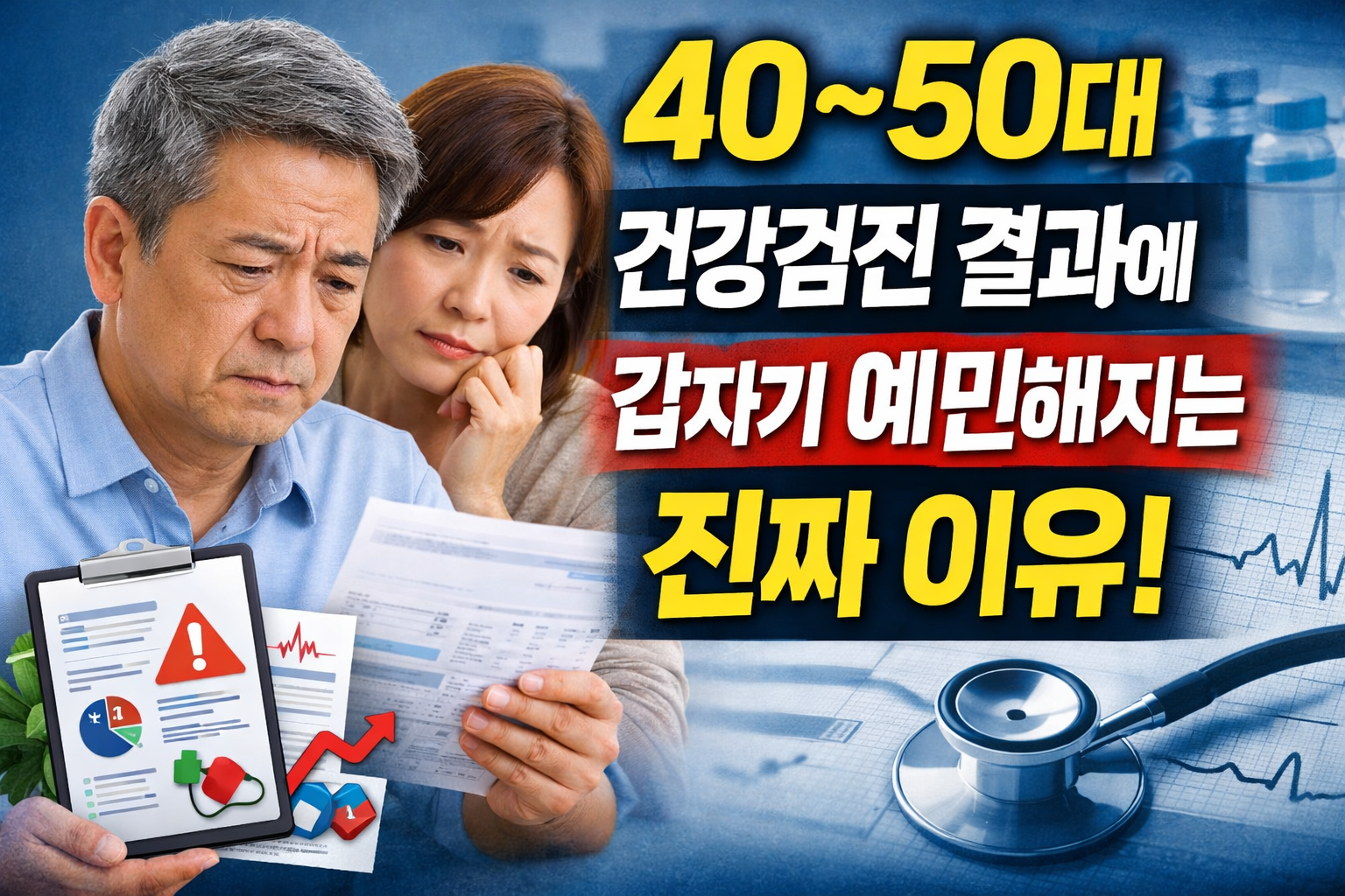 40~50대 건강검진 결과에 갑자기 예민해지는 진짜 이유