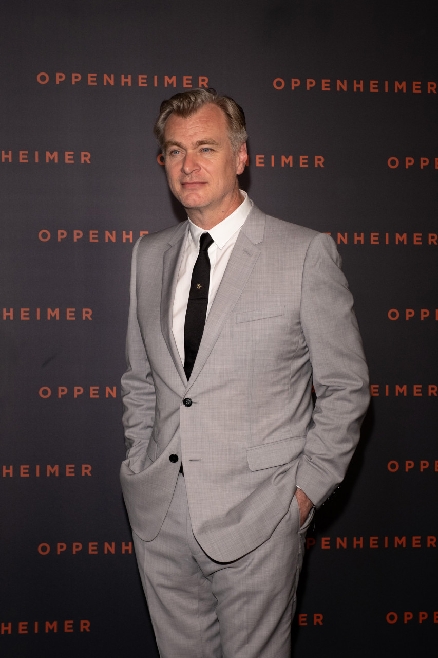 영화 프로모션에 참석한 크리스토퍼 놀란 감독