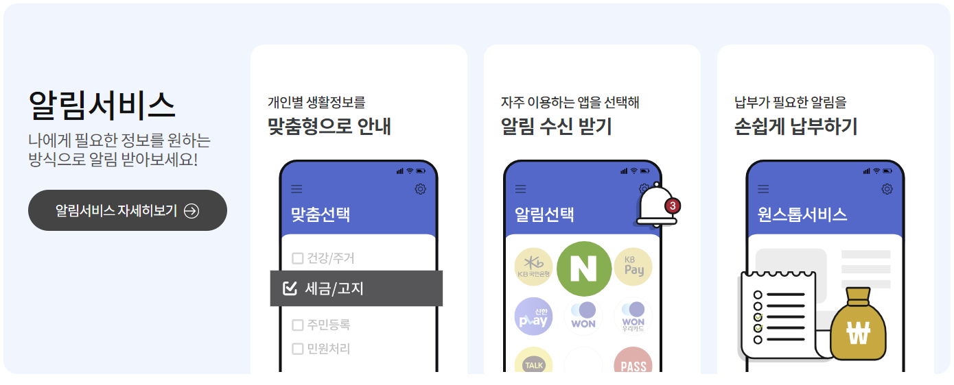 국민비서-알림서비스