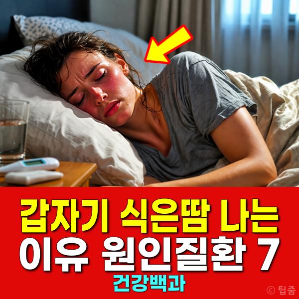 식은땀 나는 이유 원인