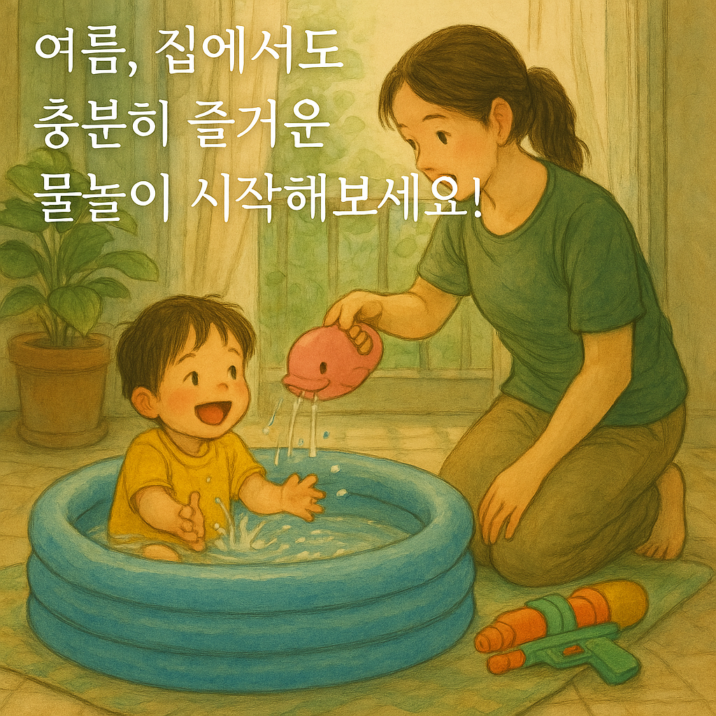 여름, 집에서 즐거운 물놀이