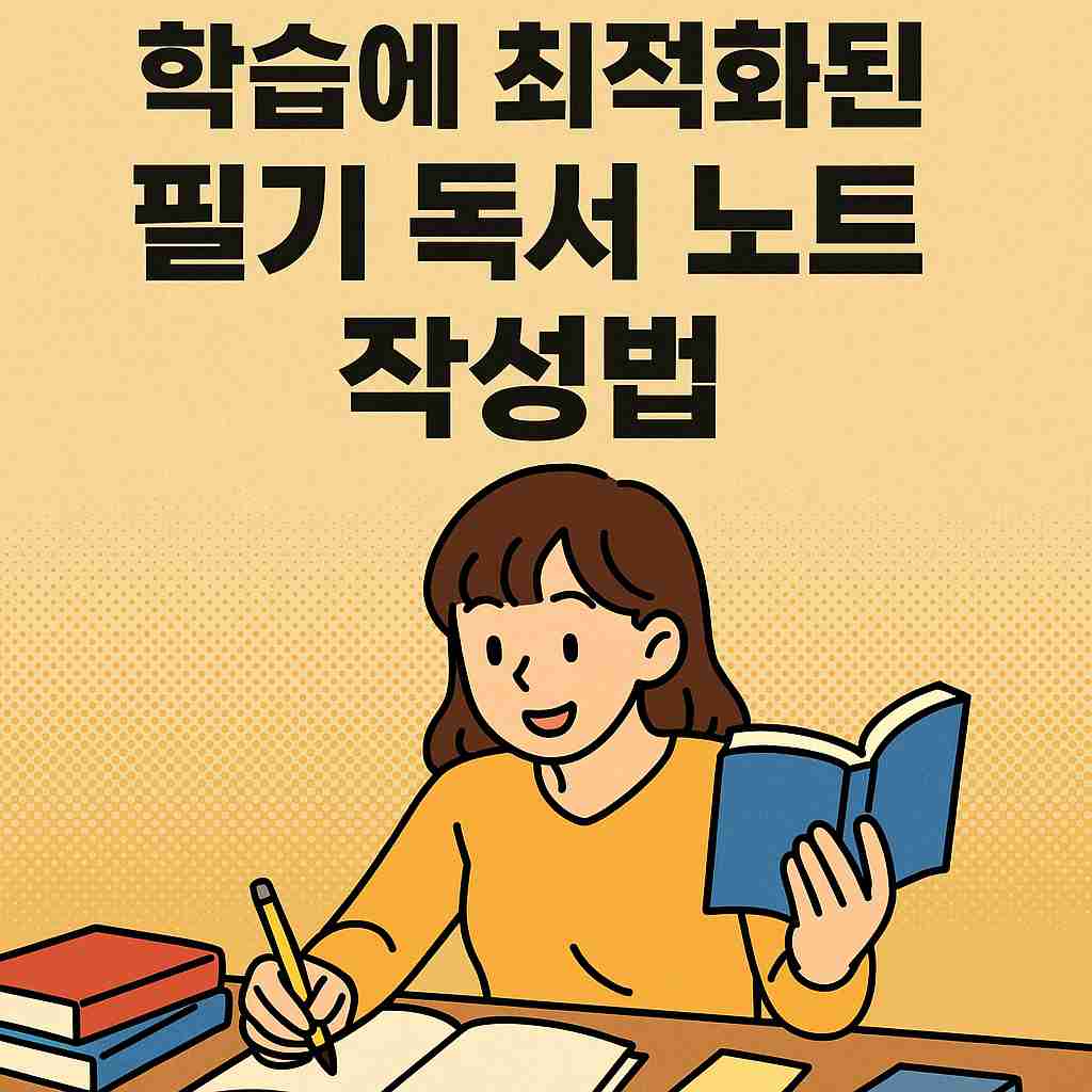 최적화된 필기 독서 노트 작성법 5단계